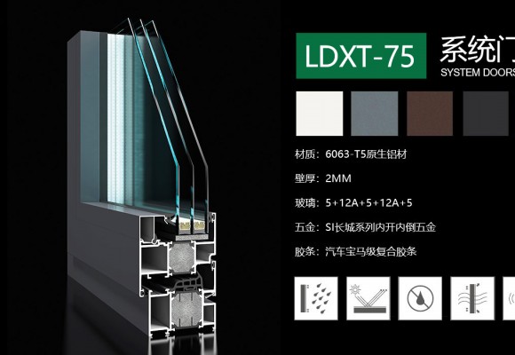 LDXT-75系統門(mén)窗